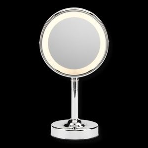 Reflections Double-Sided Lighted Round Mirror
